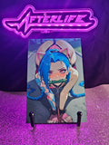 Jinx ARCANE 4x6 metal plaque