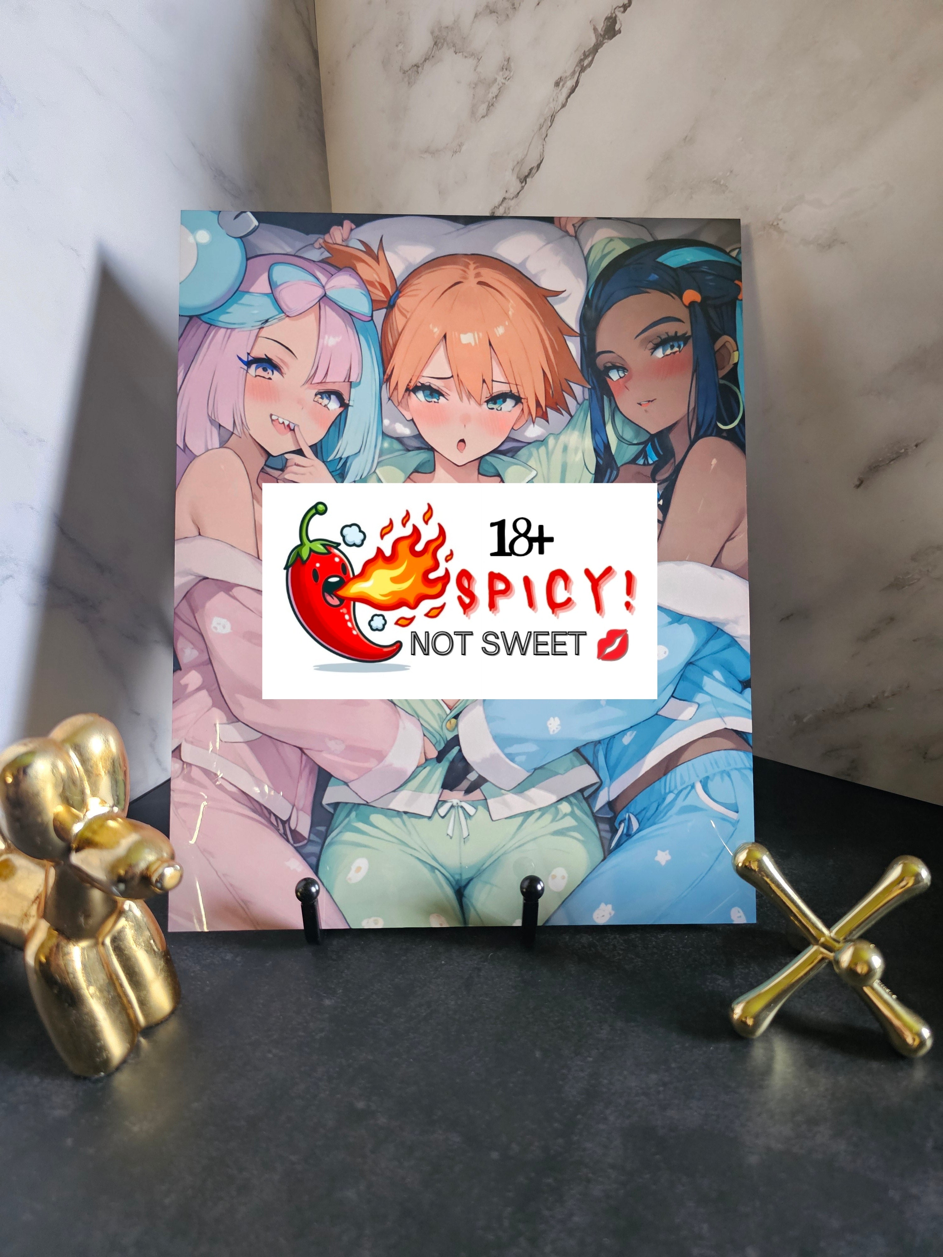 Iono Misty Nessa Pokémon 8x10