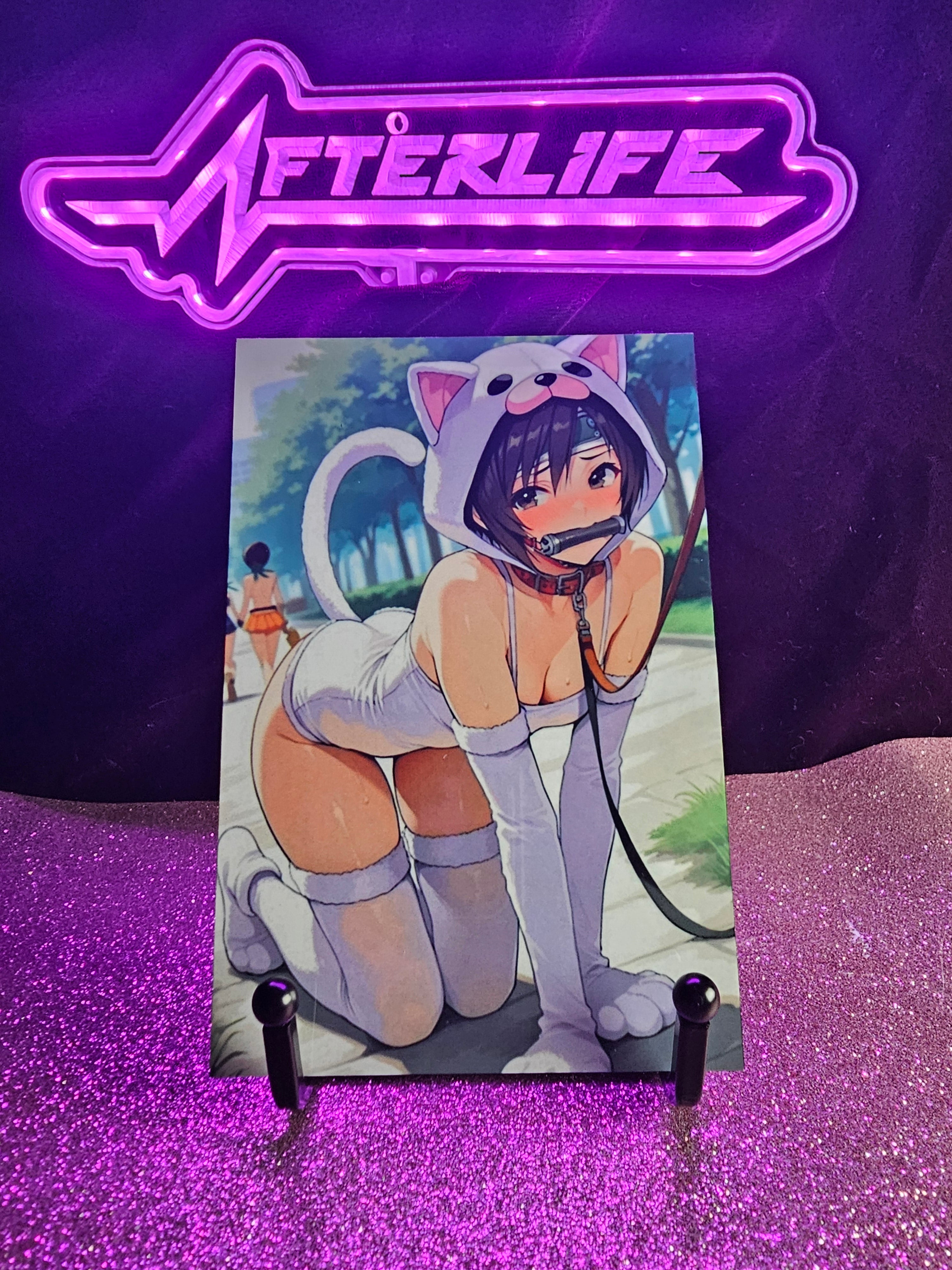 Yuffie ff7 4x6 metal plaque