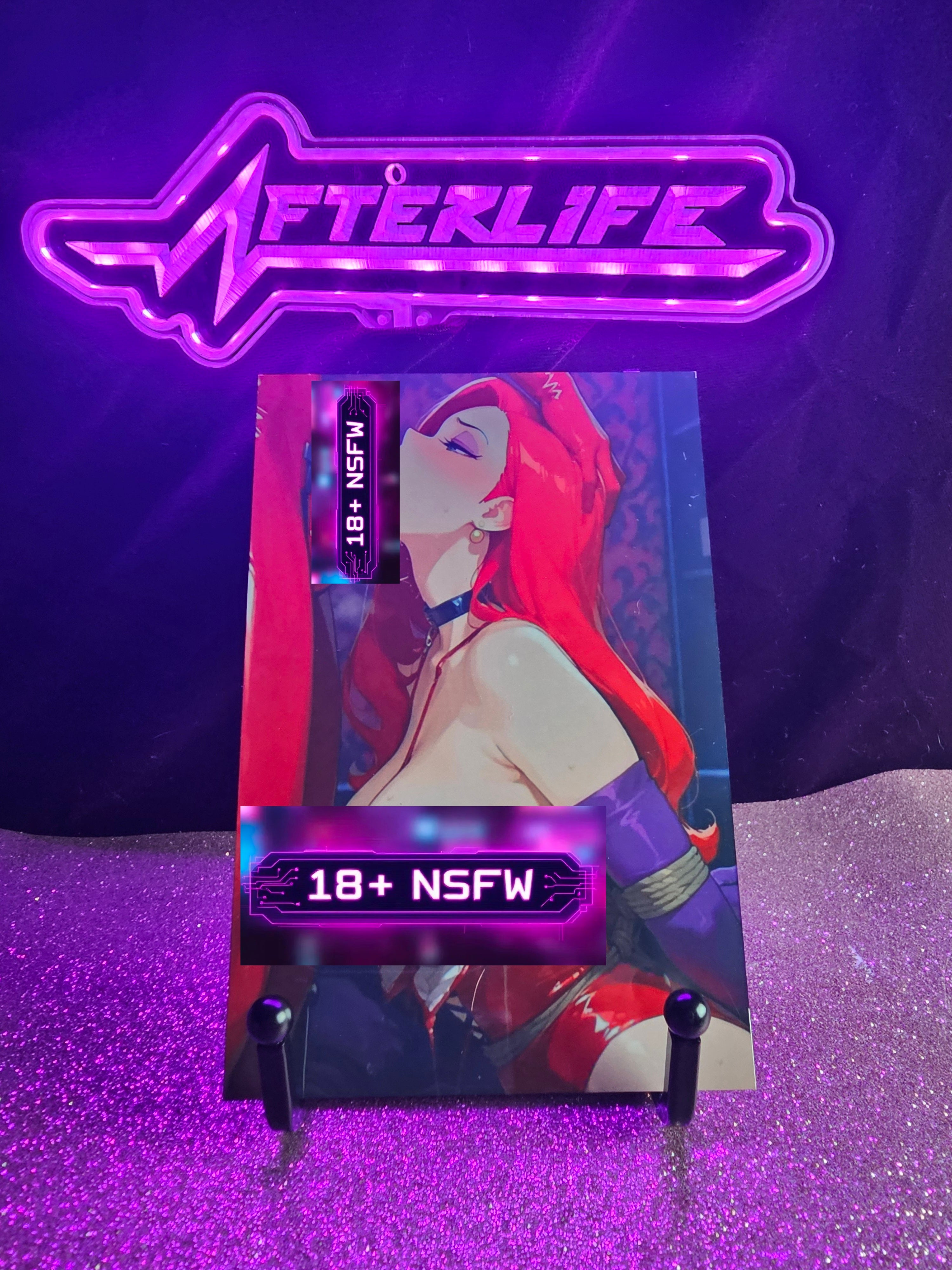 Jessica Rabbit 4x6 metal plaque