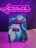 Rebecca Cyberpunk 4x6 metal plaque