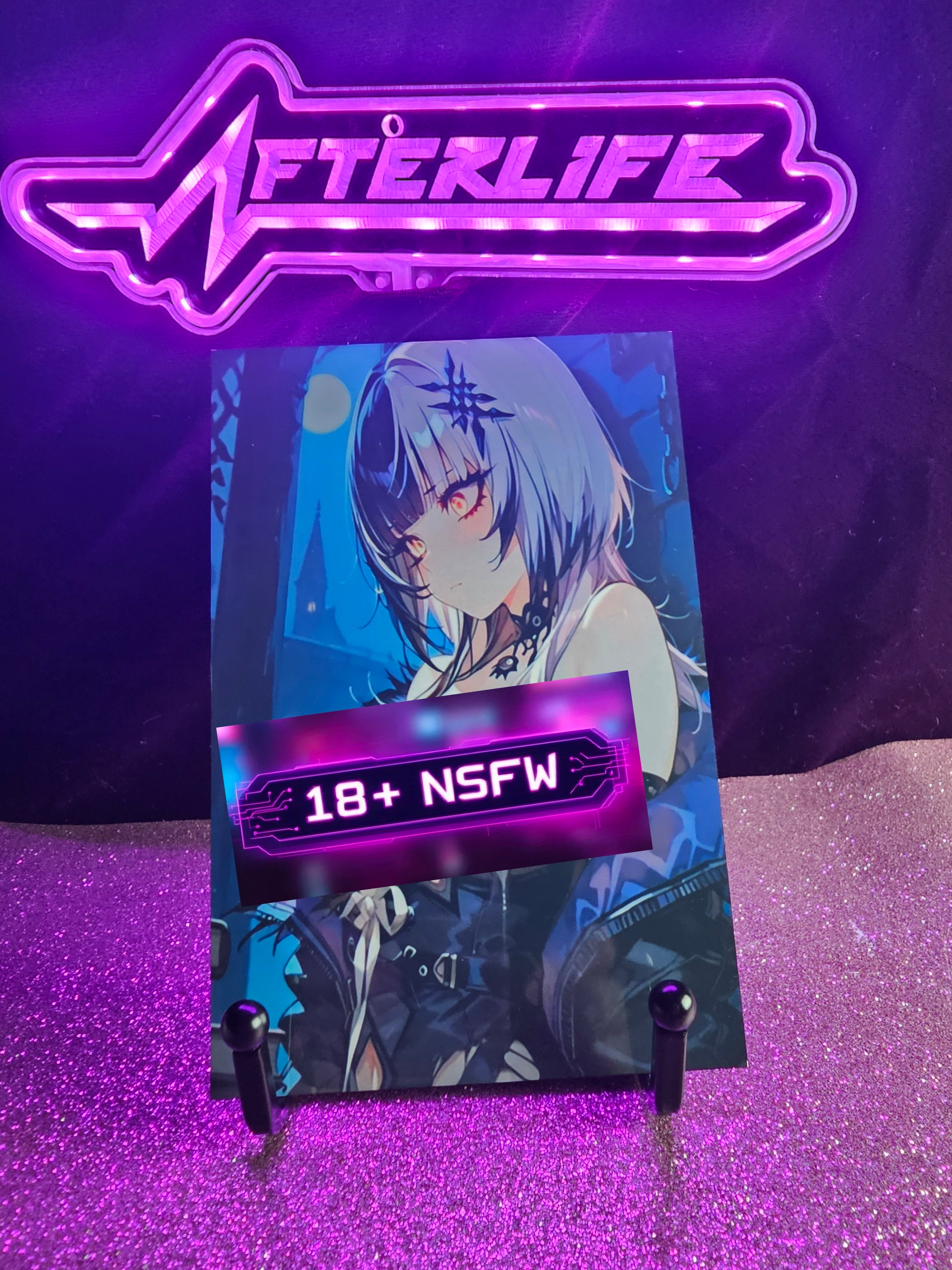 Shiori Novella Hololive 4x6 metal plaque