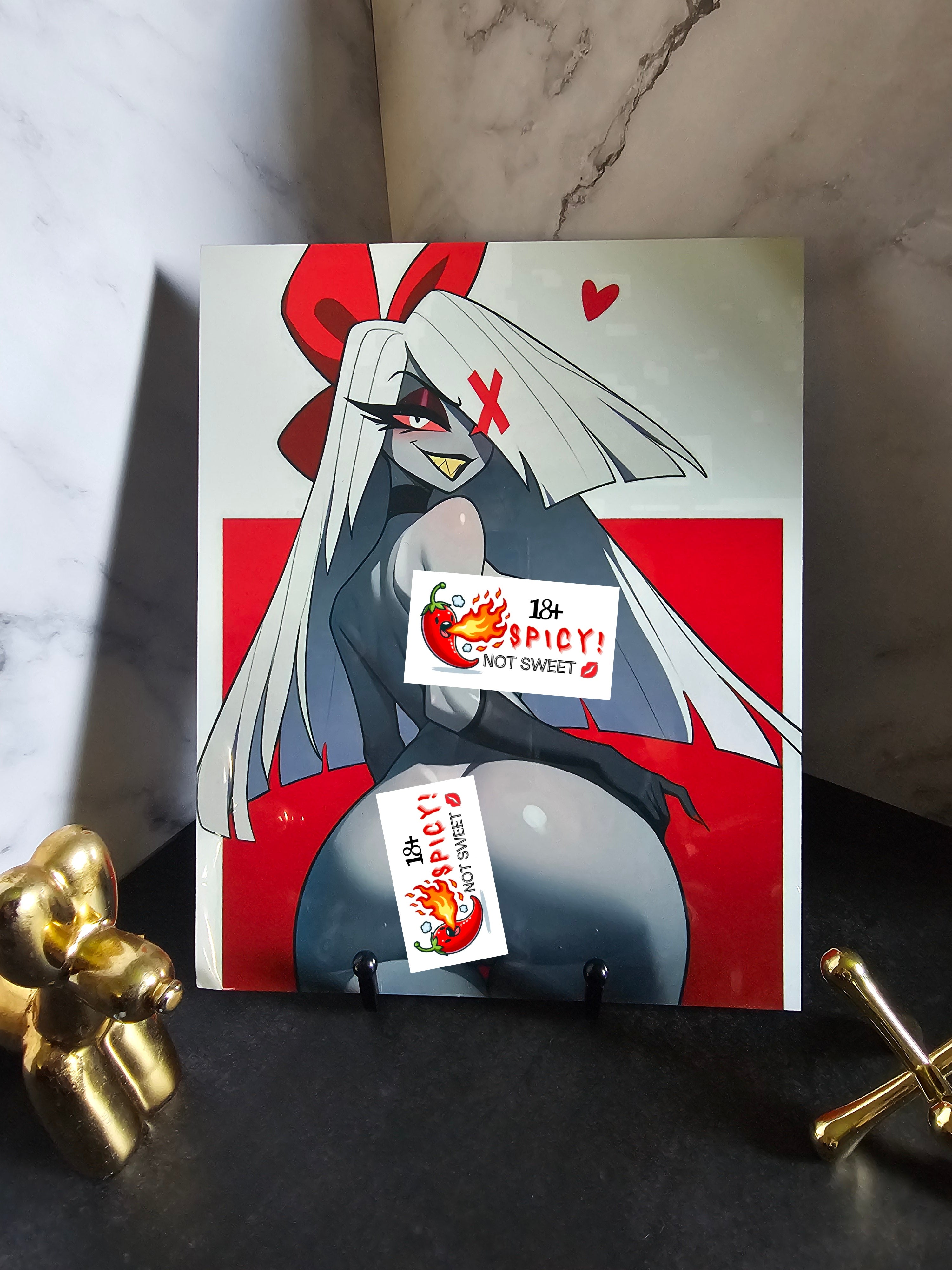 Vaggie Helluva Boss Hotel Hazbin 8x10