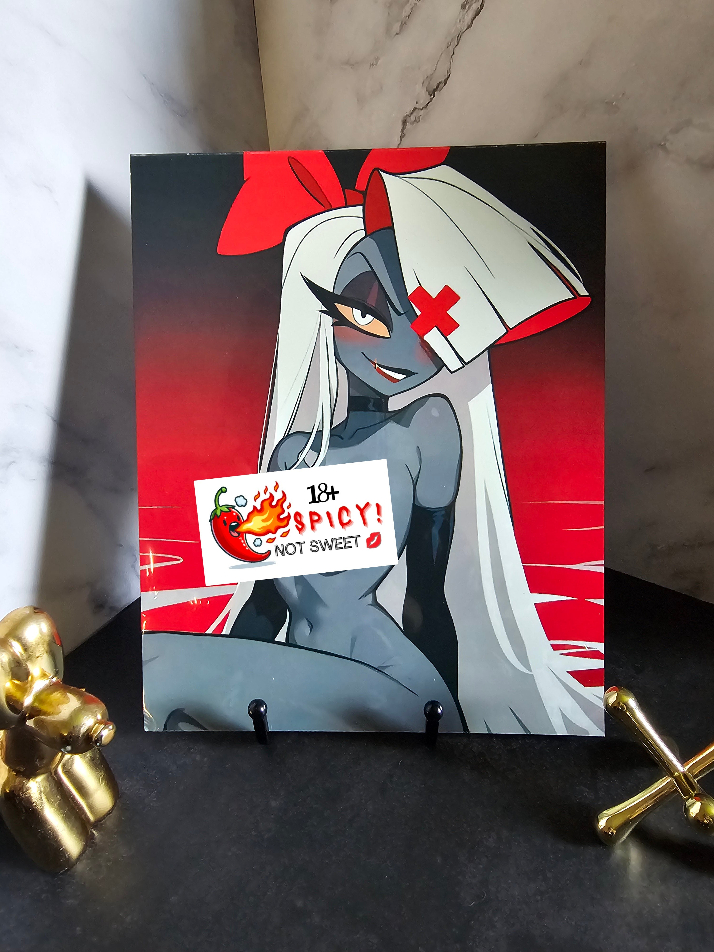 Vaggie Helluva Boss Hotel Hazbin 8x10