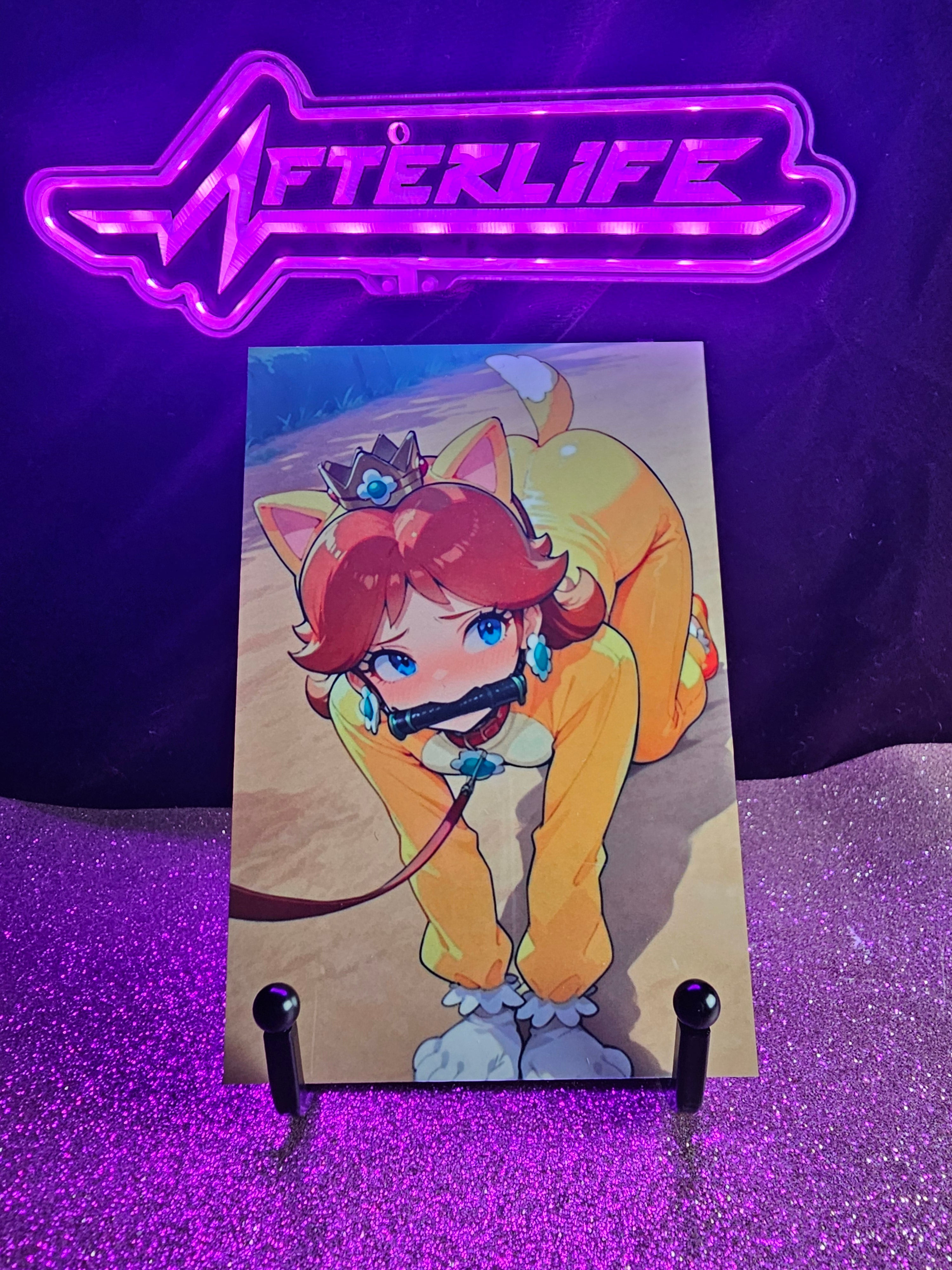 Princess Daisy 4x6 metal plaque