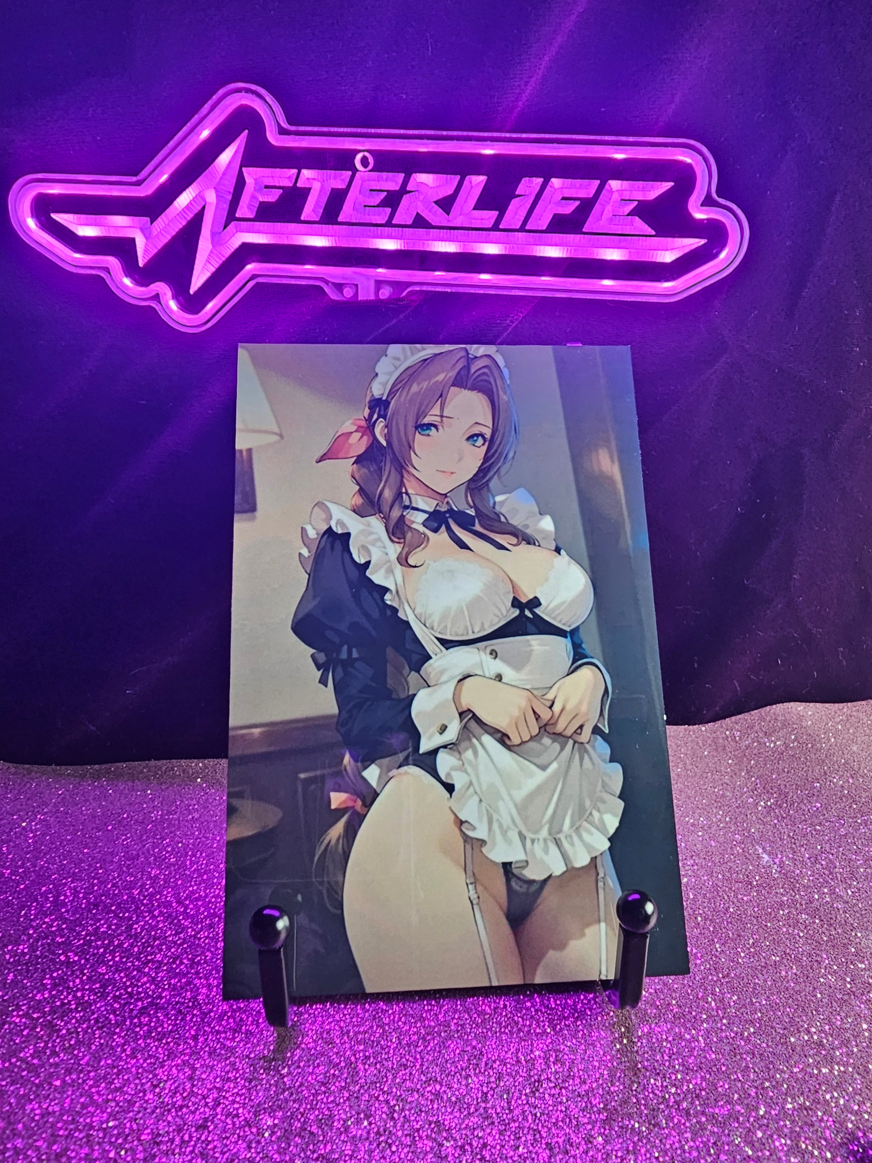Aerith Gainsborough 4x6 metal plaque