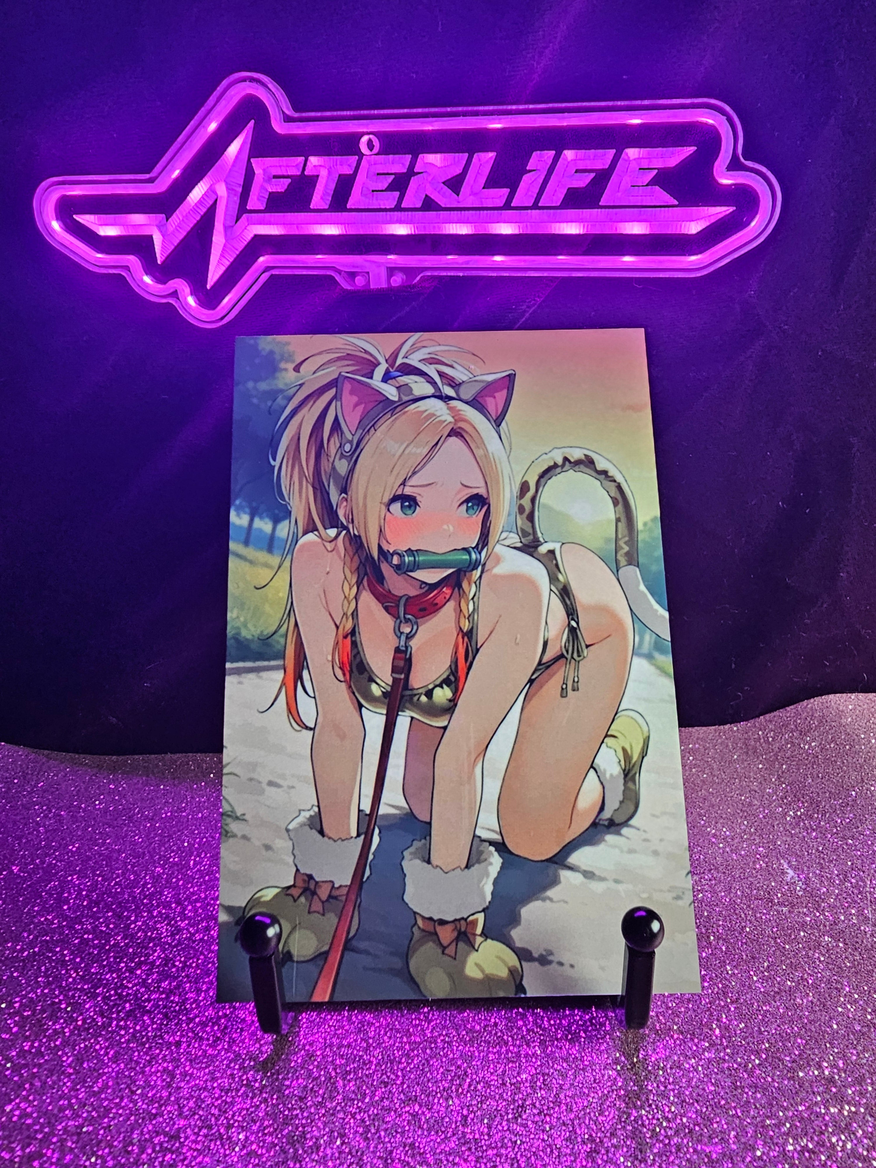 Rikku Ffx 4x6 metal plaque