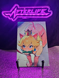 Princess Peach 4x6 metal plaque
