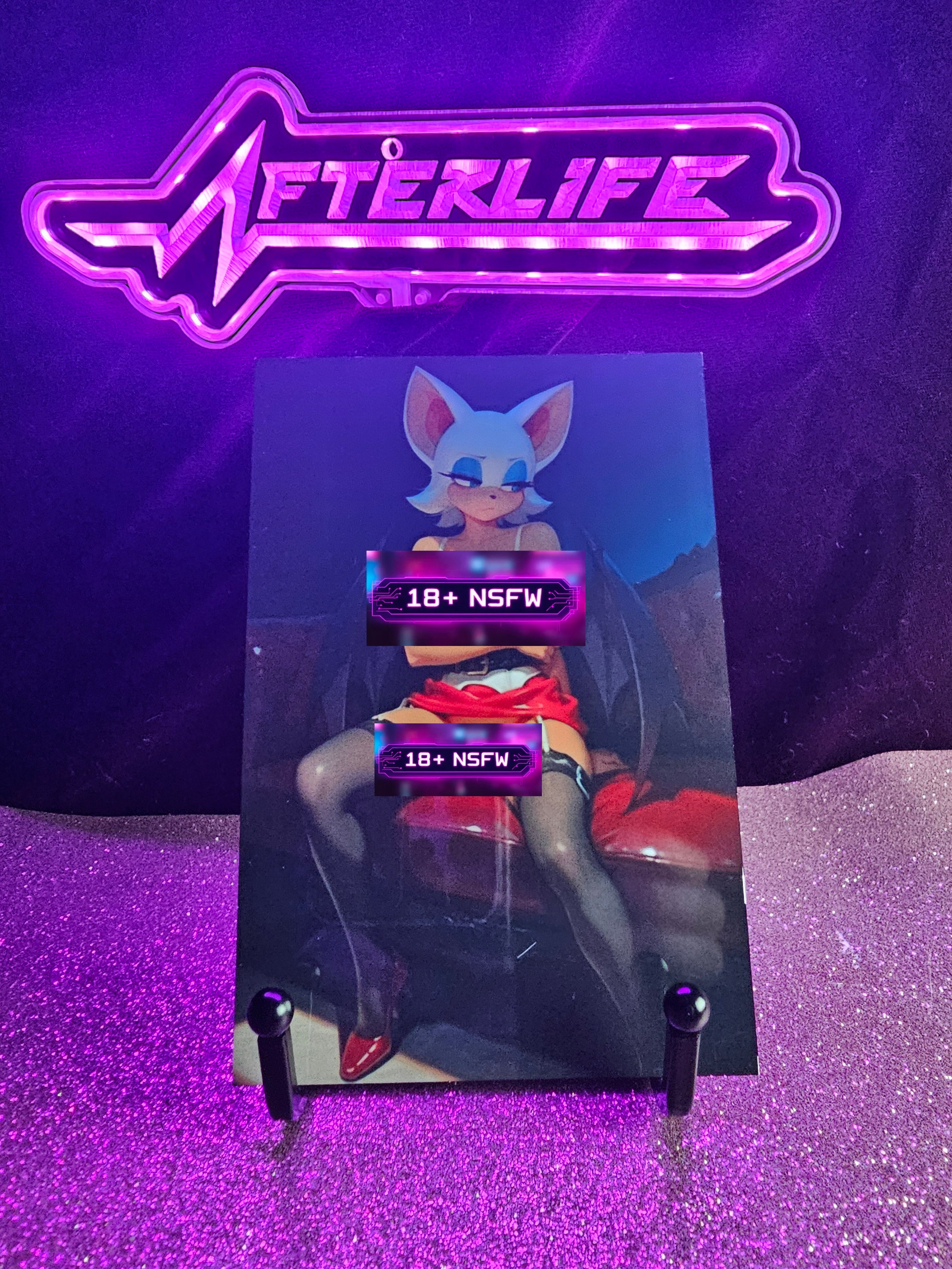 Rogue Sonic 4x6 metal plaque