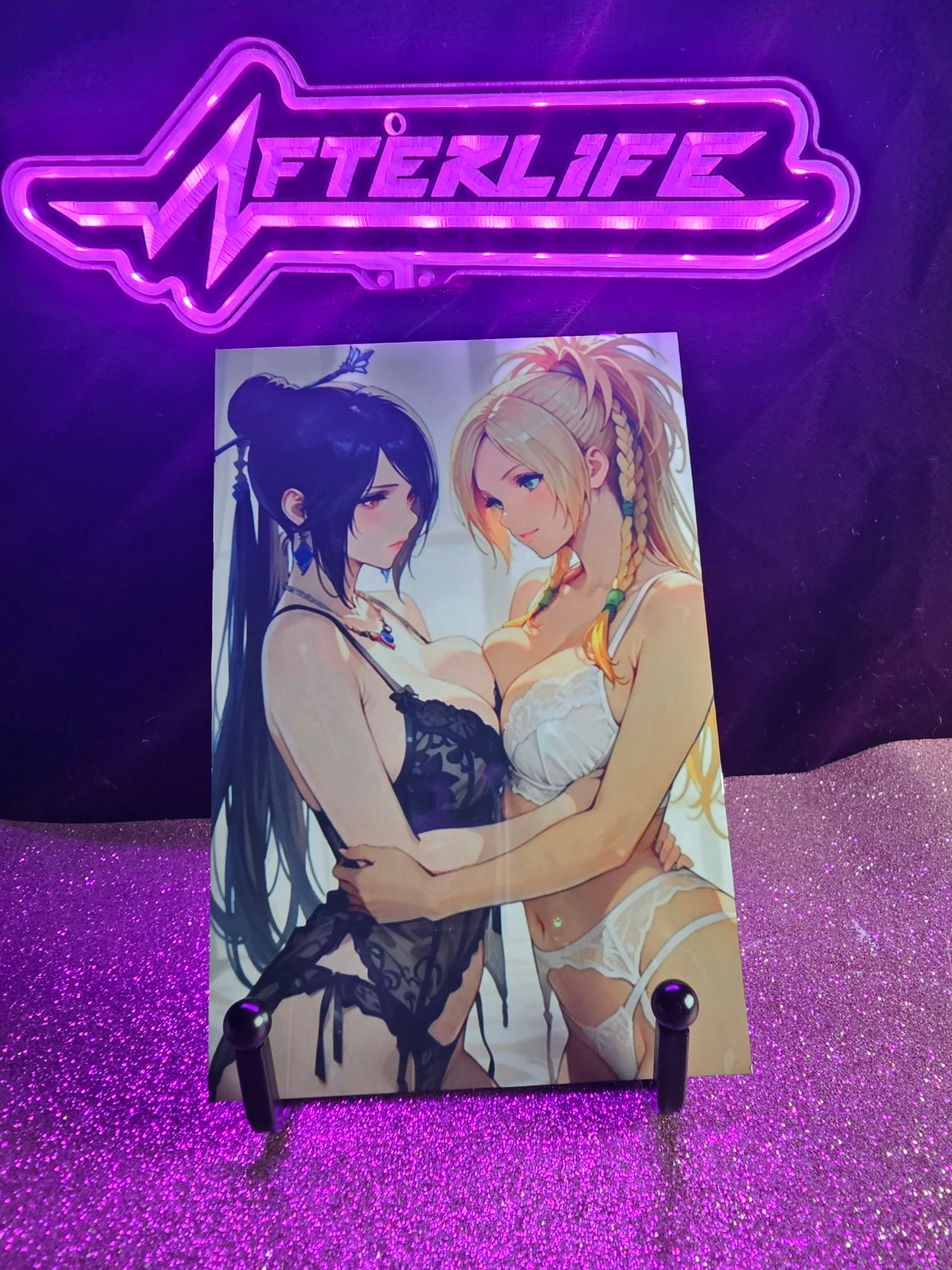 Rikku Lulu FFX  4x6 metal plaque